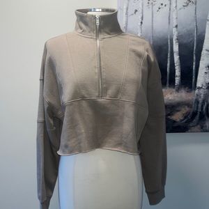 NWT Garage half zip fleece pullover